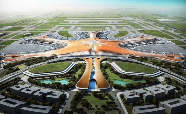 El aeropuerto de Beijing pretende gestionar mÃ¡s de 100 millones de pasajeros al aÃ±o.