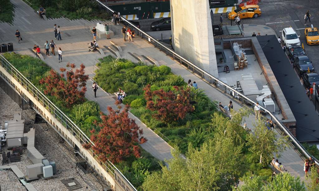 The High Line atraviesa un antiguo barrio de mataderos e industrias. Foto: Rick Darke