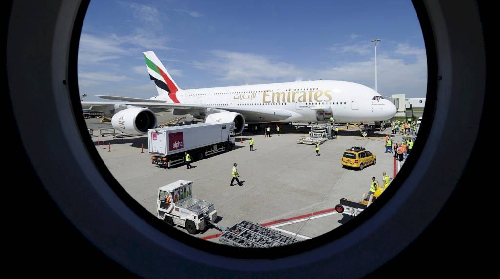 A380 de Emirates. EFE/ED/Archivo