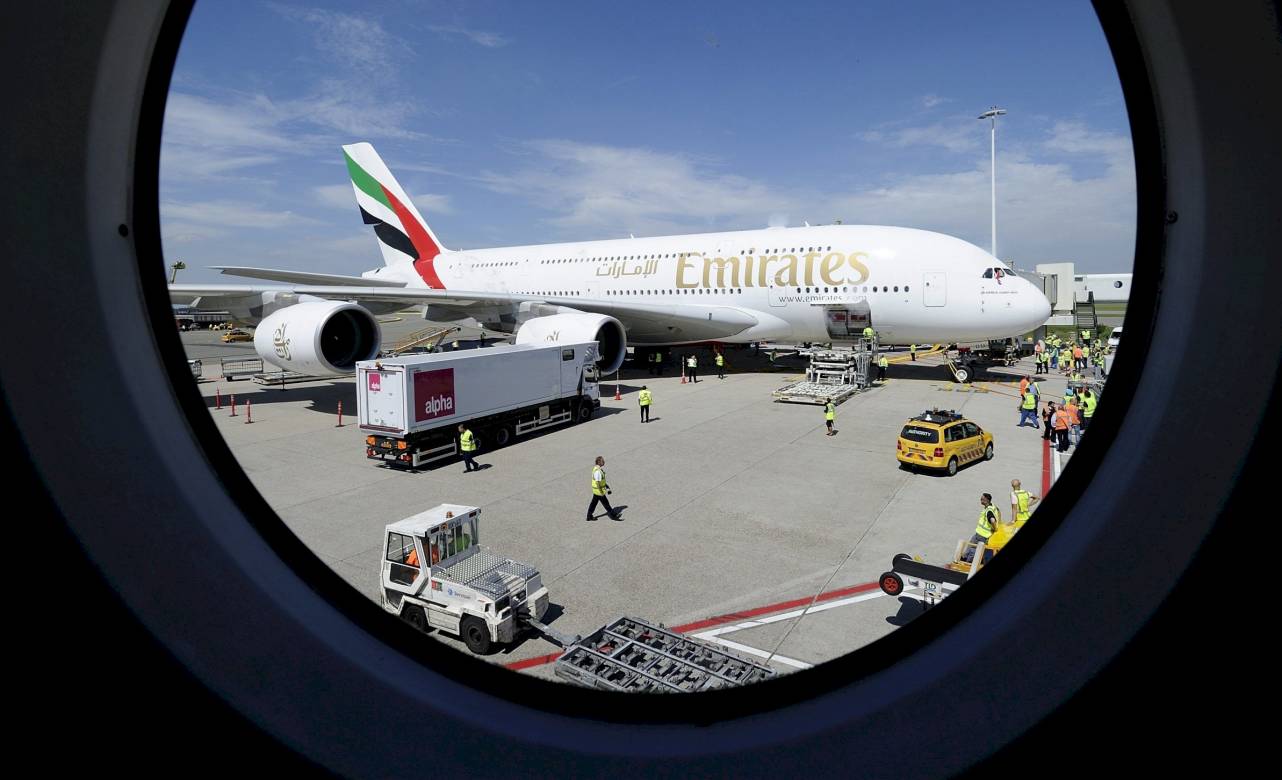 A380 de Emirates. EFE/ED/Archivo