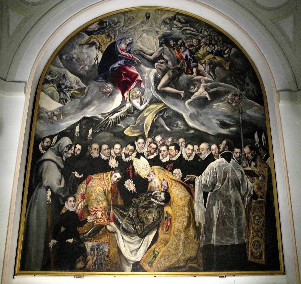 El entierro del Conde de Orgaz, en una capilla en la iglesia de Santo Tomé. Foto: Manuel Fernández-Flickr