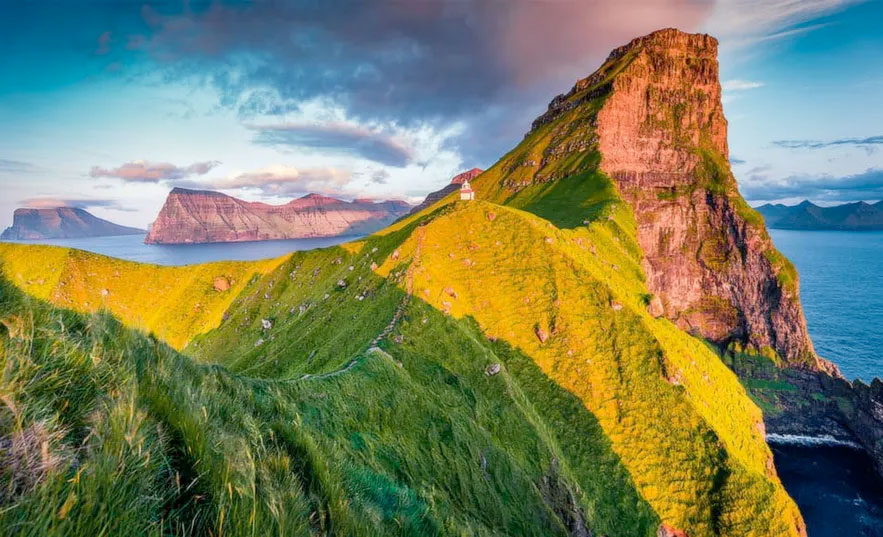 Uno de los picos de la isla de Kalsoy, en las Faroe. Foto: Andrew Mayovskyy