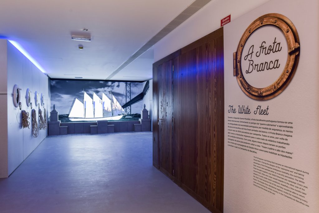 Sala sobre la Flota Blanca. Foto: Centro de interpretación de la historia del bacalao