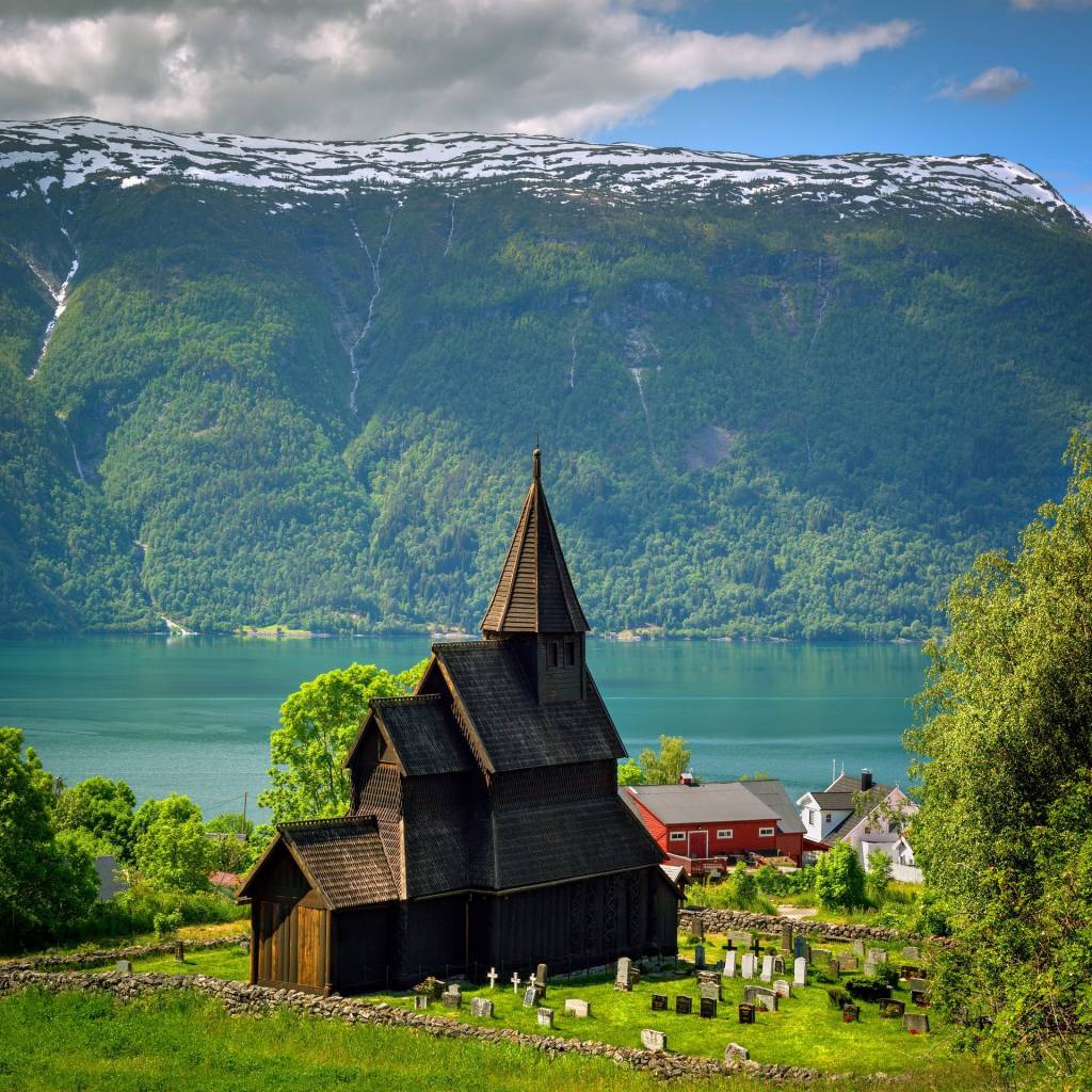 Iglesias madera Noruega.