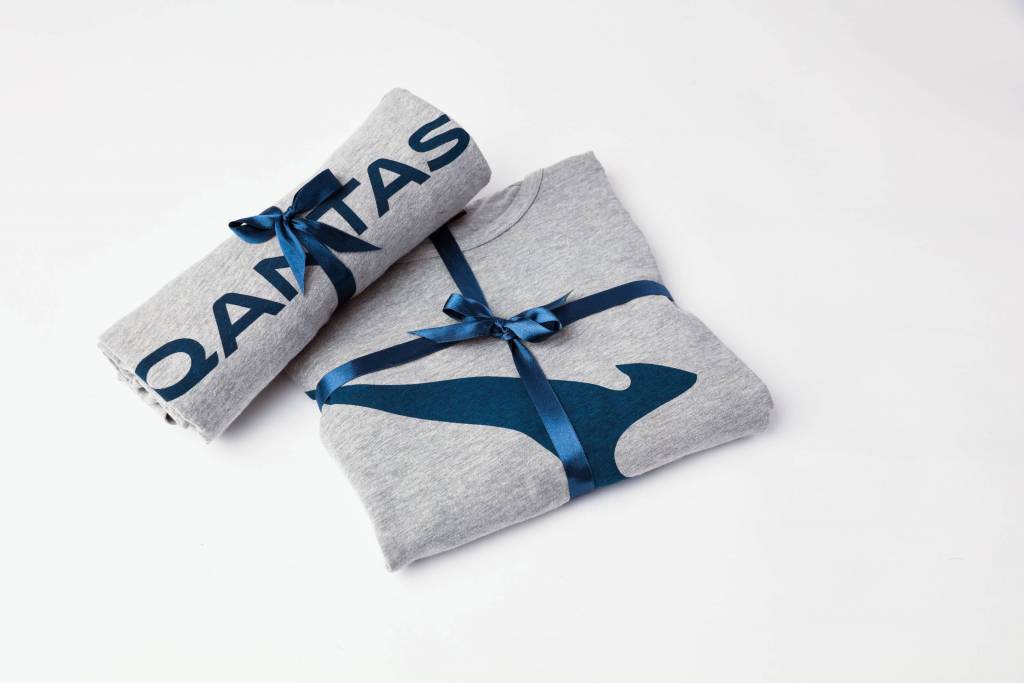 Los pijamas viene en talla X y XL. Foto: Qantas