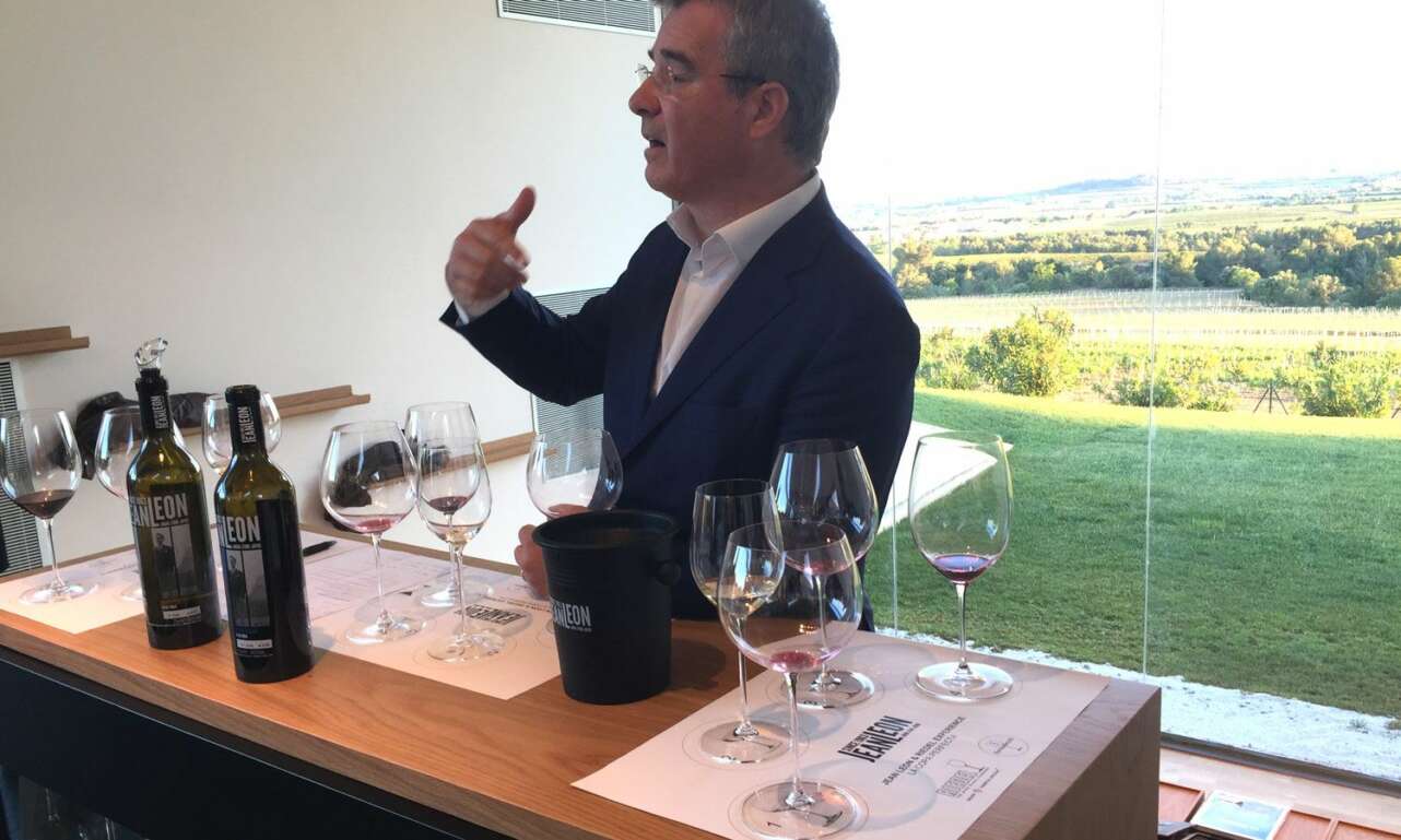 Degustación de vinos Jean Leon con copas Riedel