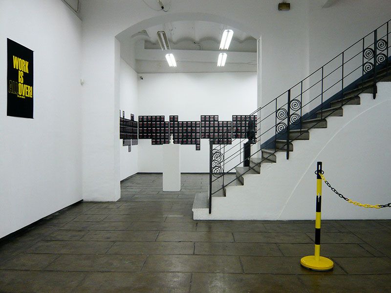 Exhibición de Juan Luis Moraza, en la galería Estrany-De la Mota