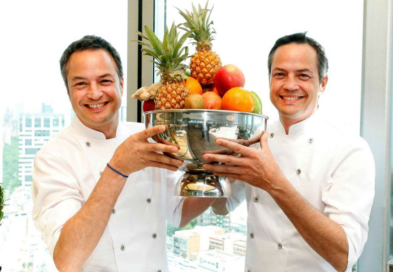Los gemelos Torres, creadores del restaurante Dos Cielos. Foto: Arduino Vannucchi