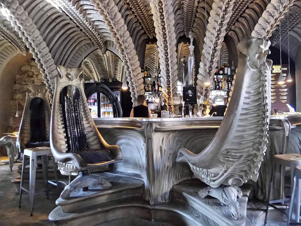 Las formas biomecánicas caracterizan al Giger Bar. Foto: Wikipedia