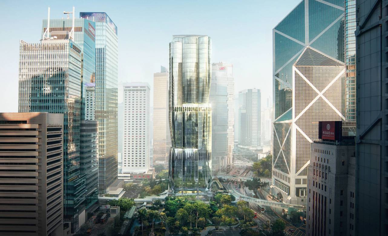La forma orgánica distinguirá al rascacielos. Foto: Estudio Zaha Hadid