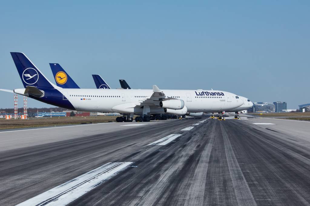 Gran parte de los A340 también podrían correr el mismo destino. Foto: Bahn Parker-Lufthansa