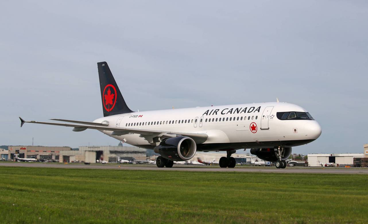 Air Canada usa los A320 para sus rutas domésticas. Foto: Air Canada