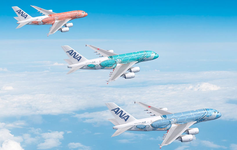 Ana compró tres A380 para sus rutas entre Japón y Hawái.