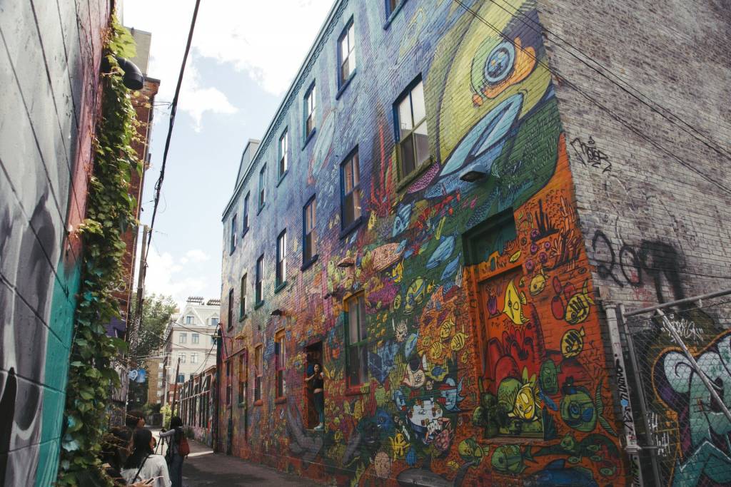 Arte urbano en Queen West. Foto Destination Toronto