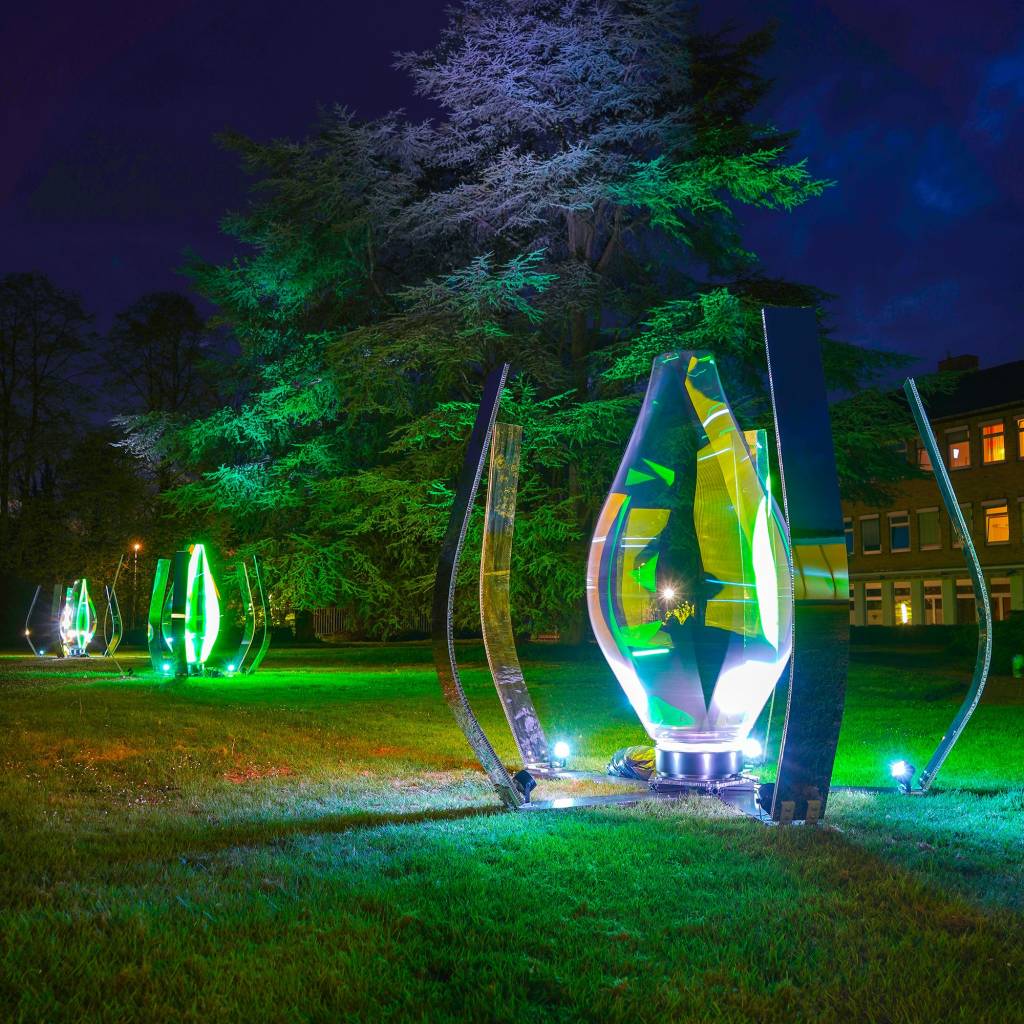 Los parques también son escenarios de las creaciones. Foto: Berlin leuchtet