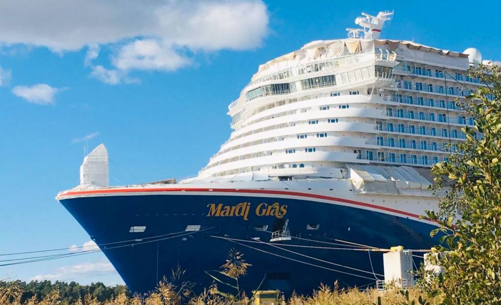 Carnival continúa con la construcción del Mardi Gras