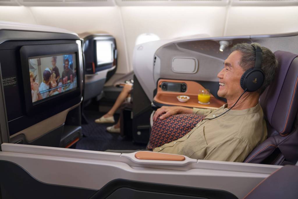Se podrá disfrutar de 1.000 opciones en el programa de entretenimiento de a bordo. Foto Singapore Airlines