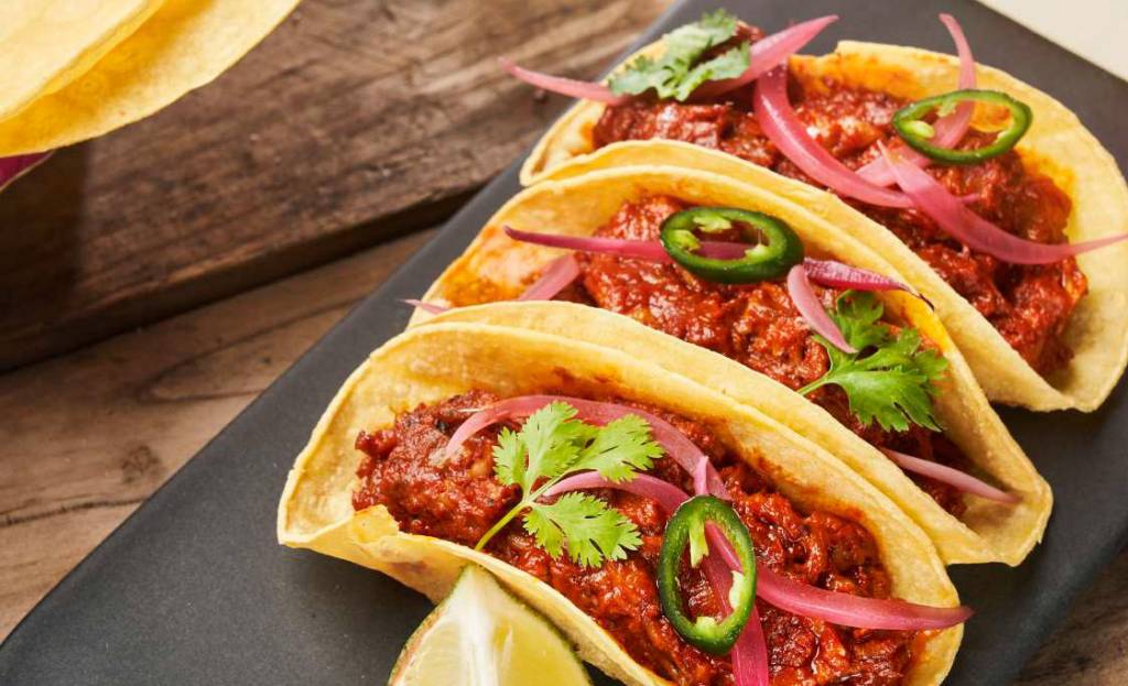 Tacos con cochinita pibil. Foto: Orlando