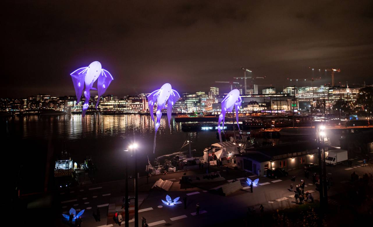 El puerto de Oslo será sede de este festival de luces. Foto: Fjord Oslo