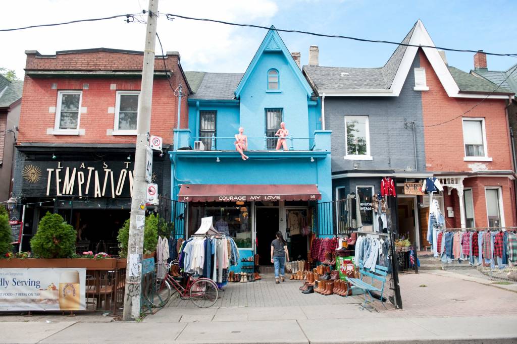 Mercadillo en Kensington Market Foto Destination Toronto