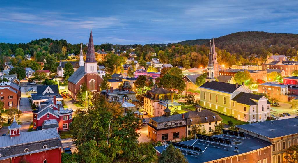 La pequeña Montpellier, la capital de Vermont. Foto: Visit the USA