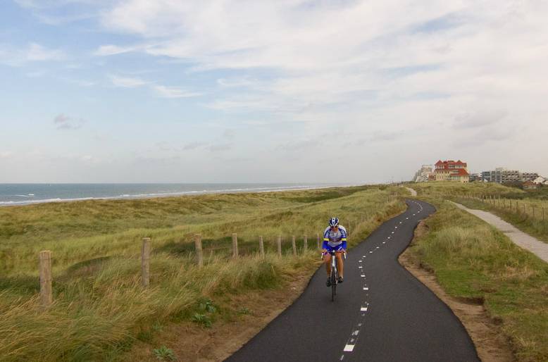 Ruta cerca de Noordwijk. Foto: Holland Cycling