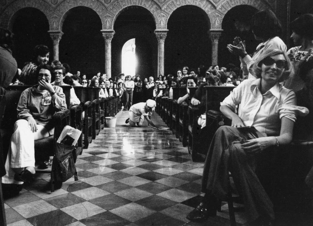 Jornadas Catalanas de la Mujer, en 1976. Foto: Pilar Aymerich