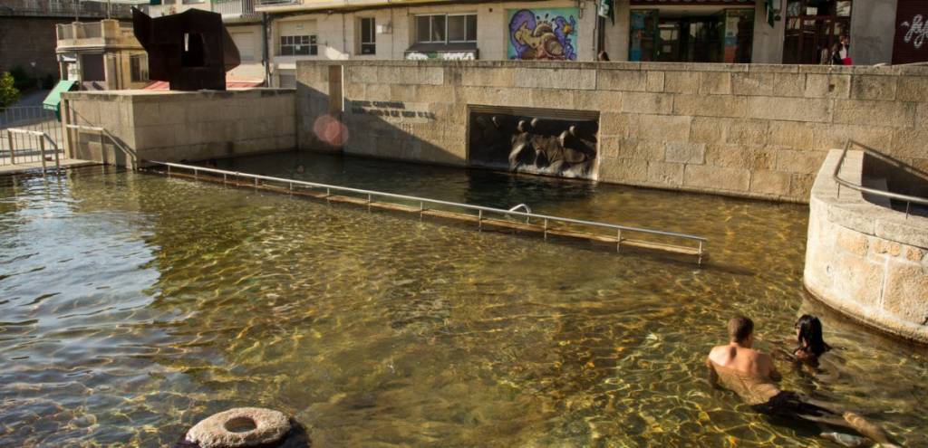 Piscina termal de As Burgas, en Ourense. Foto Turismo de Ourense