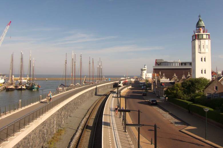 Puerto de Harlingen. Foto Holland Cycling