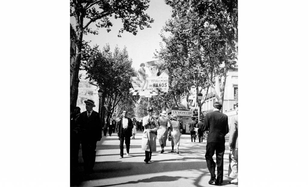 Las Ramblas en 1934. Foto: Dora Maar