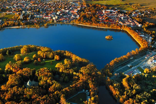 El pantano de Svět, cerca de Třeboň