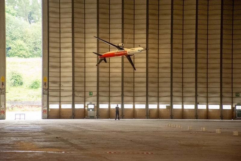 Pruebas bajo techo de AlbatrossOne. Foto: Airbus