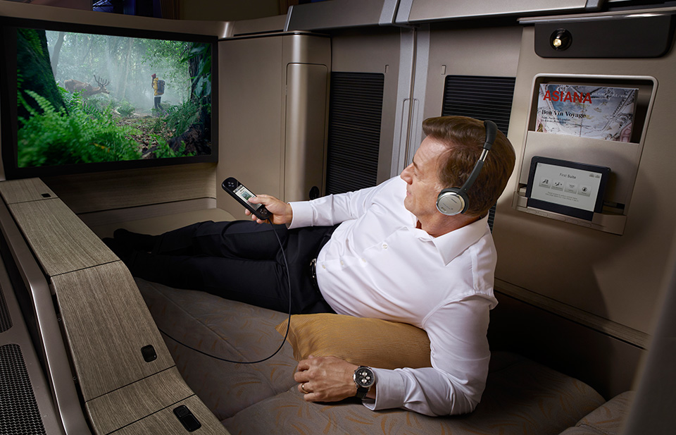 La comodidad de las clase business en los A380 de esta aerolínea. Foto: Asiana Airlines