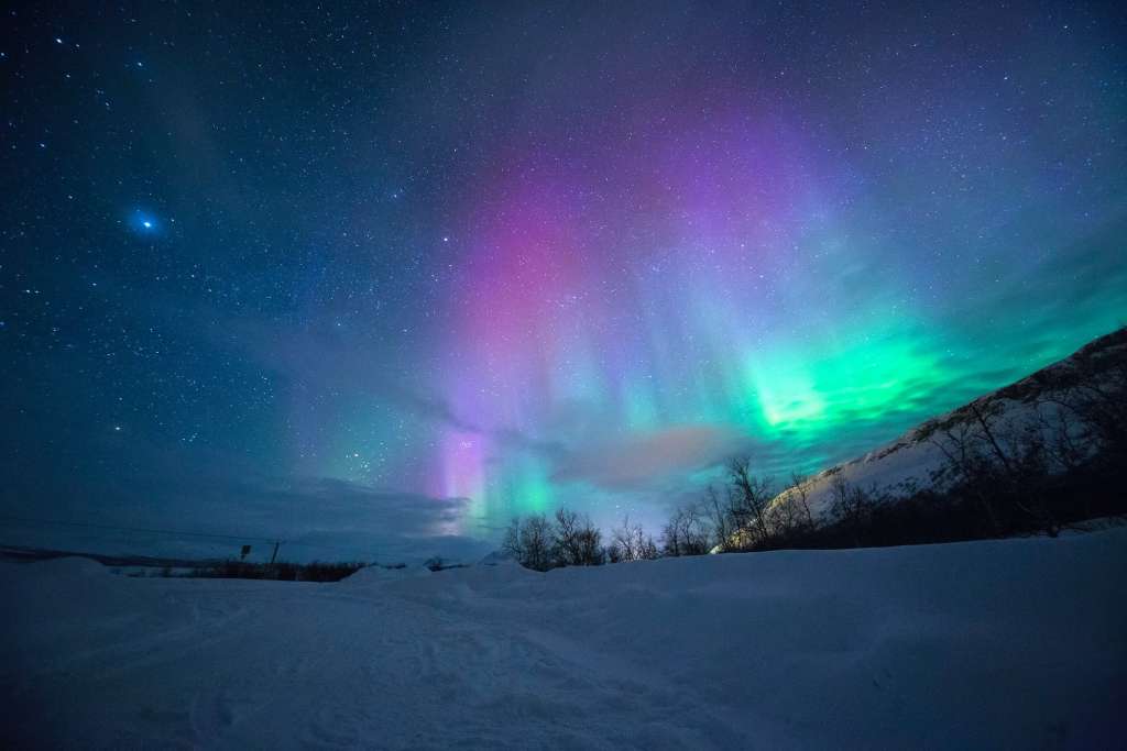 Aurora boreal en Tromsø, Noruega. Foto: Lightscape | Unsplash.