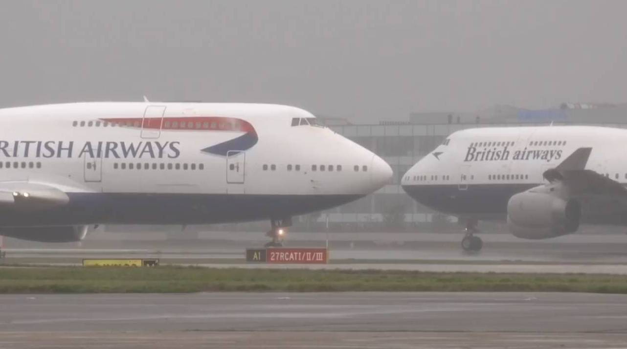 Frente a frente, los dos últimos Jumbos de British Airways