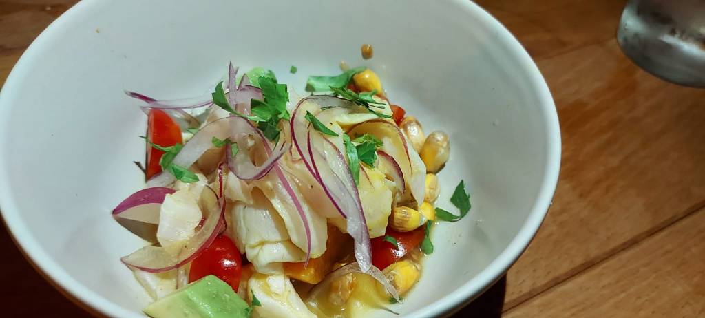 Ceviche, uno de sus platos más elaborados. Foto: JP Chuet-Missé