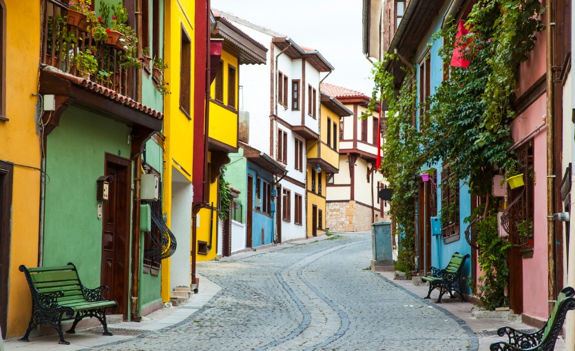 Casas de colores 4 en Odunpanzari Foto Turismo de Odunpanzari