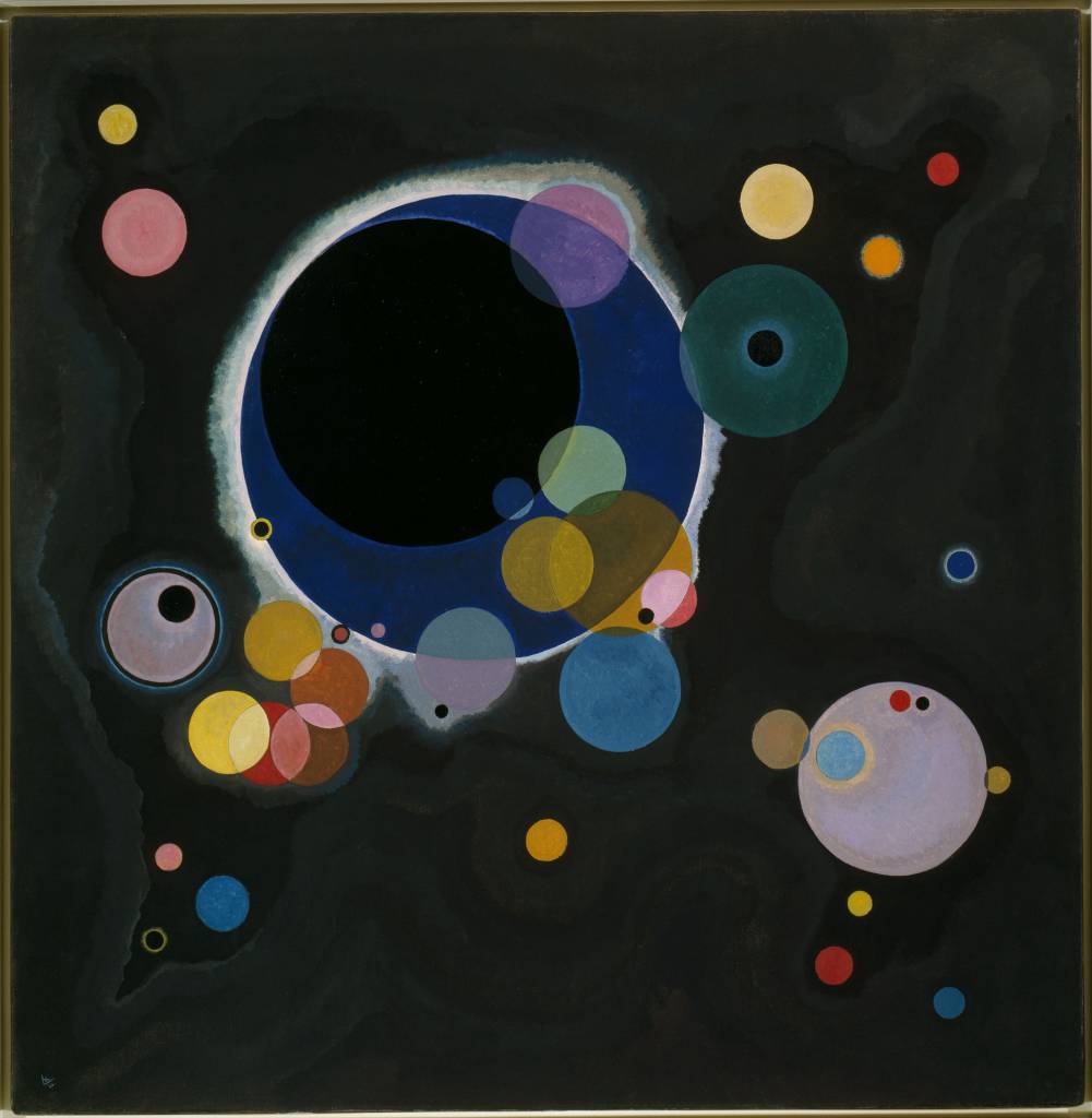 Circulos en negro. Foto: Solomon R. Guggenheim Museum