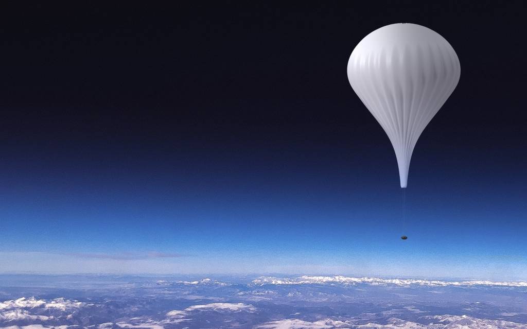 EOS-X será remolcado hasta la atmósfera por un globo de helio.