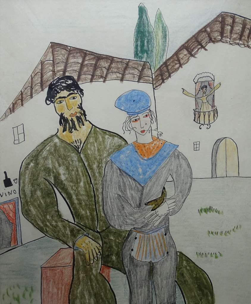 Hombre y marinero joven,1929. Federico García Lorca