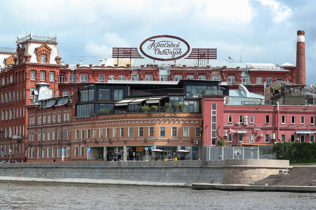La fábrica de chocolate Krasny Oktyabr es ahora un centro de vanguardia. Foto Getty Images.