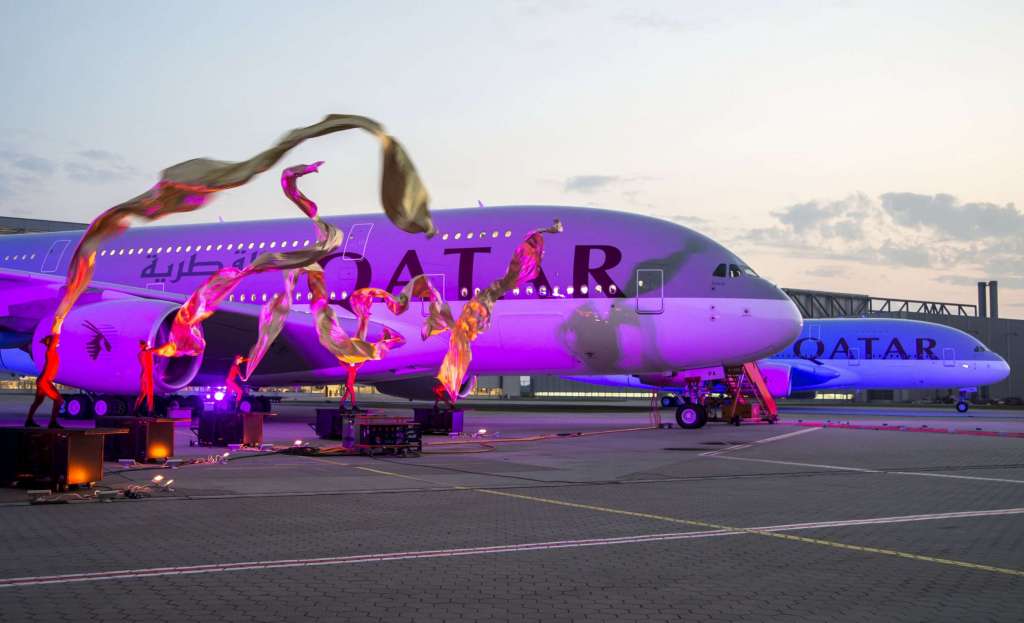 La llegada de los primeros A380 a Qatar Airways Foto Airbus