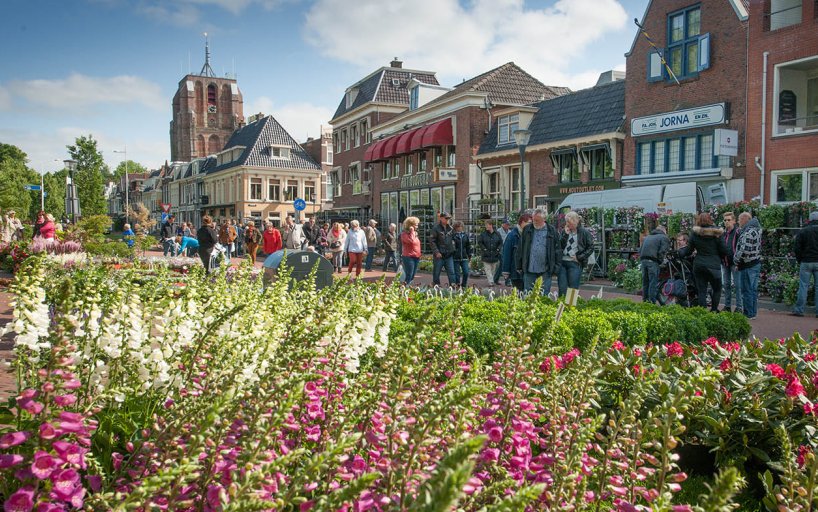 Centro histórico de Leeuwarden Foto Turismo de los Países Bajos