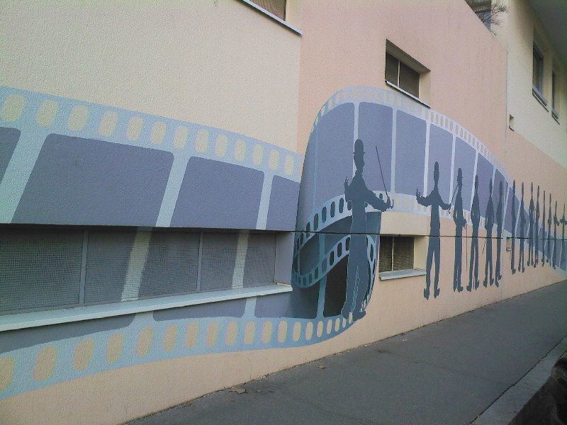 Muro Chaplin Villeurbane