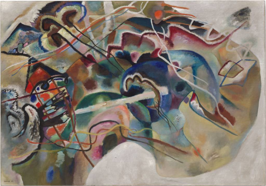 Pintura con borde blanco. Foto: Solomon R. Guggenheim Museum