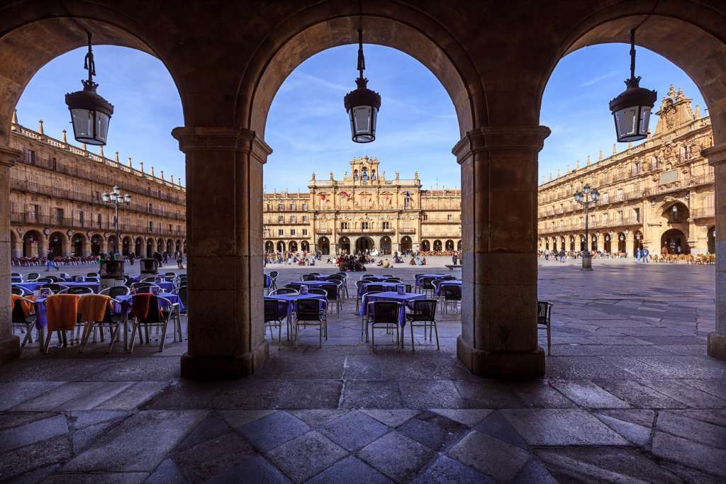 Plaza Mayor de Salamanca. Foto:  Getty Images.