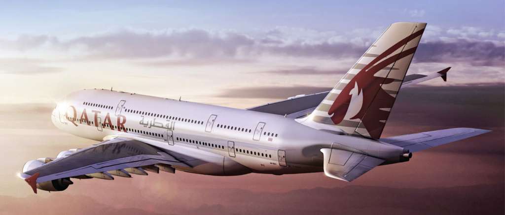 Qatar Airways cuenta con 10 A380 en su flota. Foto Qatar Airways