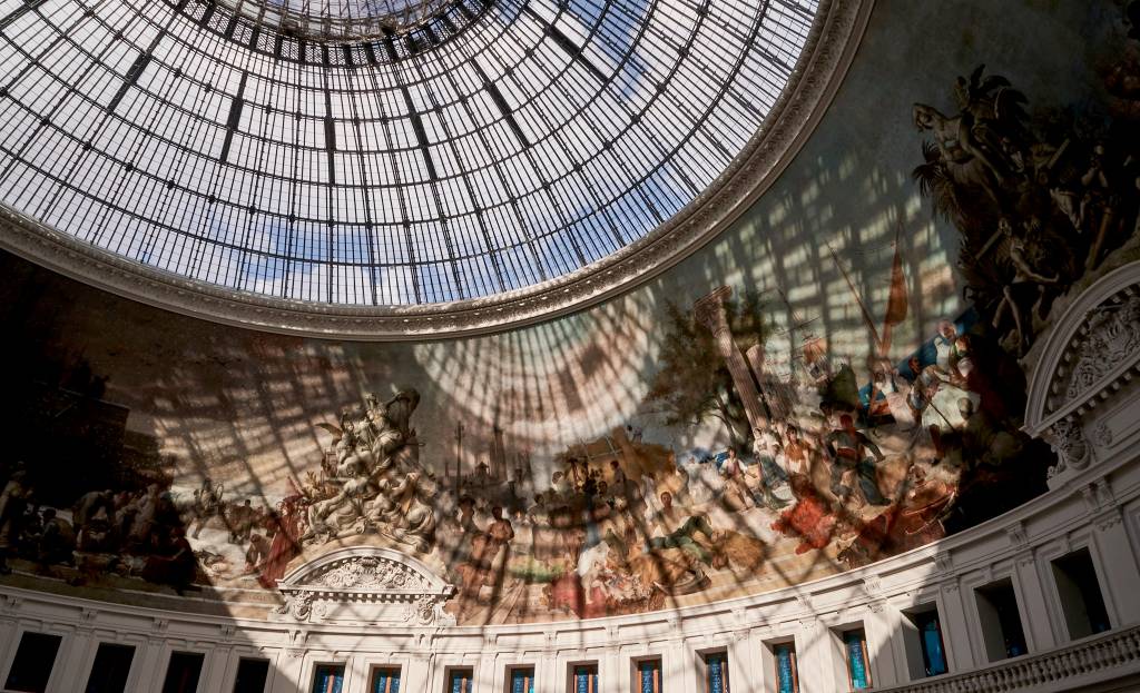 Vista del domo del nuevo museo Foto Museo de la Colección Pinault