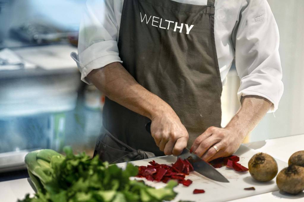 Los platos son preparados en el obrador de Barcelona. Foto: Welthy