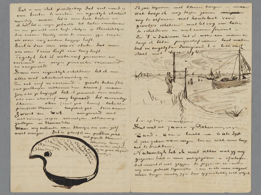 El museo de Ámsterdam cuenta con más de 800 cartas de Van Gogh. Foto: Museo Van Gogh - Ámsterdam